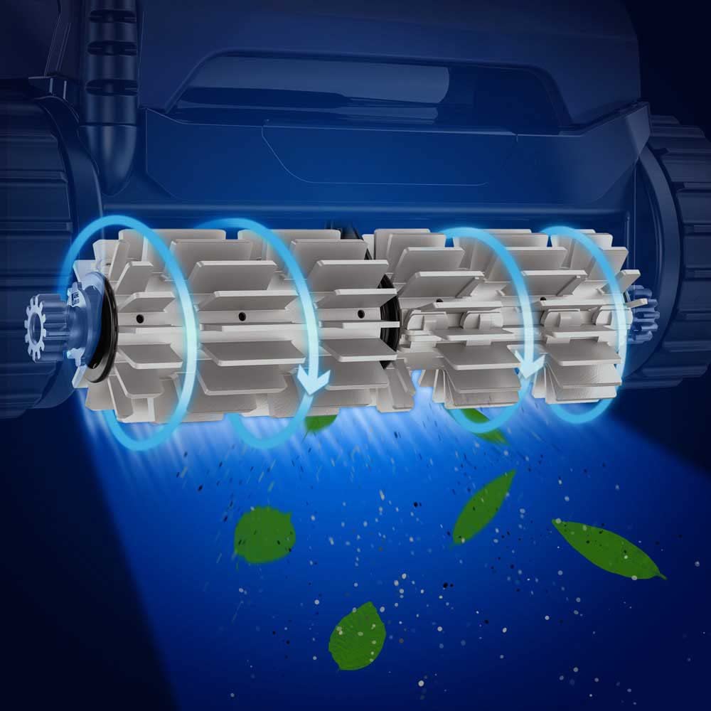 Automatischer Poolroboter Zodiac CNX 40 iQ, bis zu 12x6 m, reinigt Boden, Wände und Wasserlinie. App-Steuerung, Fernbedienung und Liftsystem