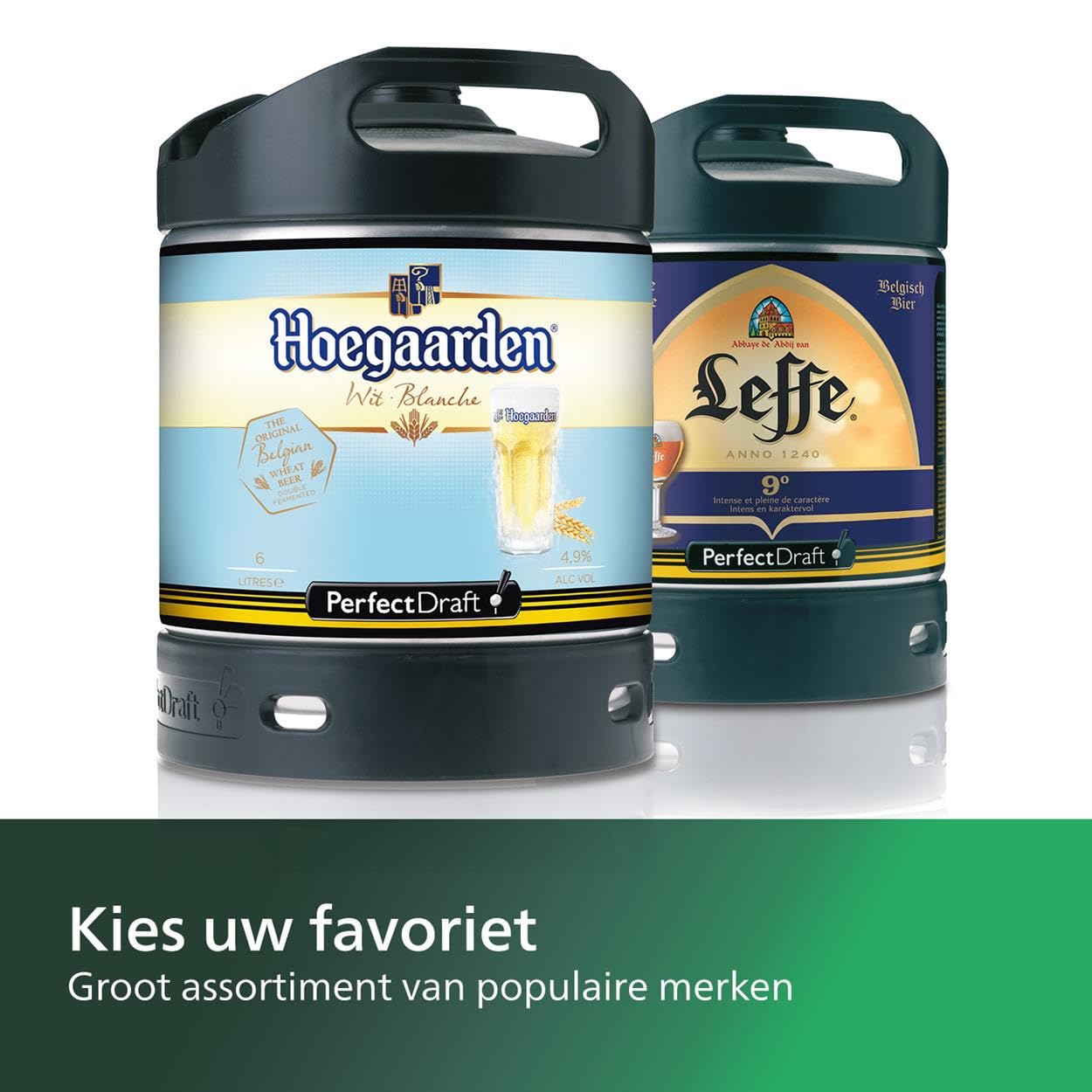 Philips PerfectDraft - Bierzapfanlage für zu Hause, Zapfanlage für Hausbars, Silber/Schwarz (HD3720/25)