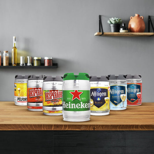 Krups Tireuse à Bière Pompe Machine à Pière Pression Beertender Bierzapfanlage, Zapfmaschine, 5 l, Temperaturanzeige, verbleibendes Volumen, Chrom VB700800, Thermoplast, Schwarz/Anthrazit