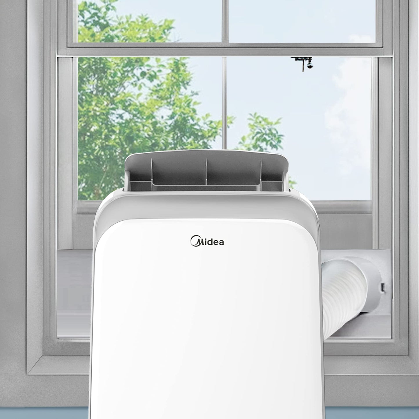 Midea Mobile Klimaanlage 35C, 12000 BTU, 3,5 kW, bis 43 m², App-Steuerung, Abluftschlauch