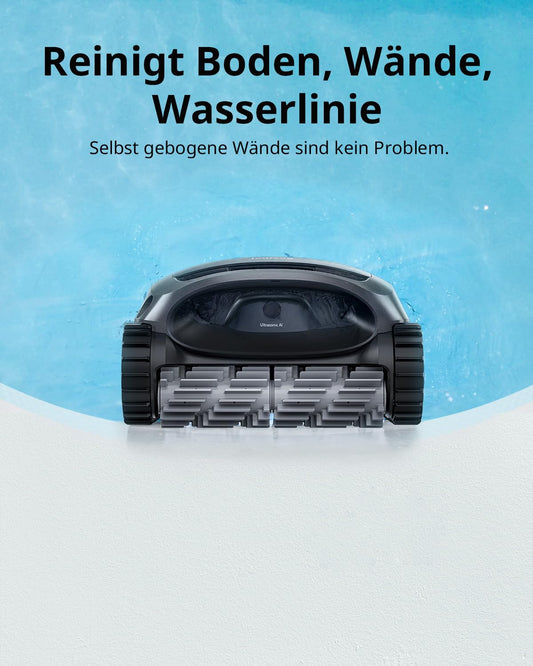 Beatbot AquaSense Kabelloser Poolroboter– Akku Poolsauger mit Smarte Pfadoptimierung, Poolreiniger Wasserlinie Boden und Wand, für Pools bis zu 200 m²