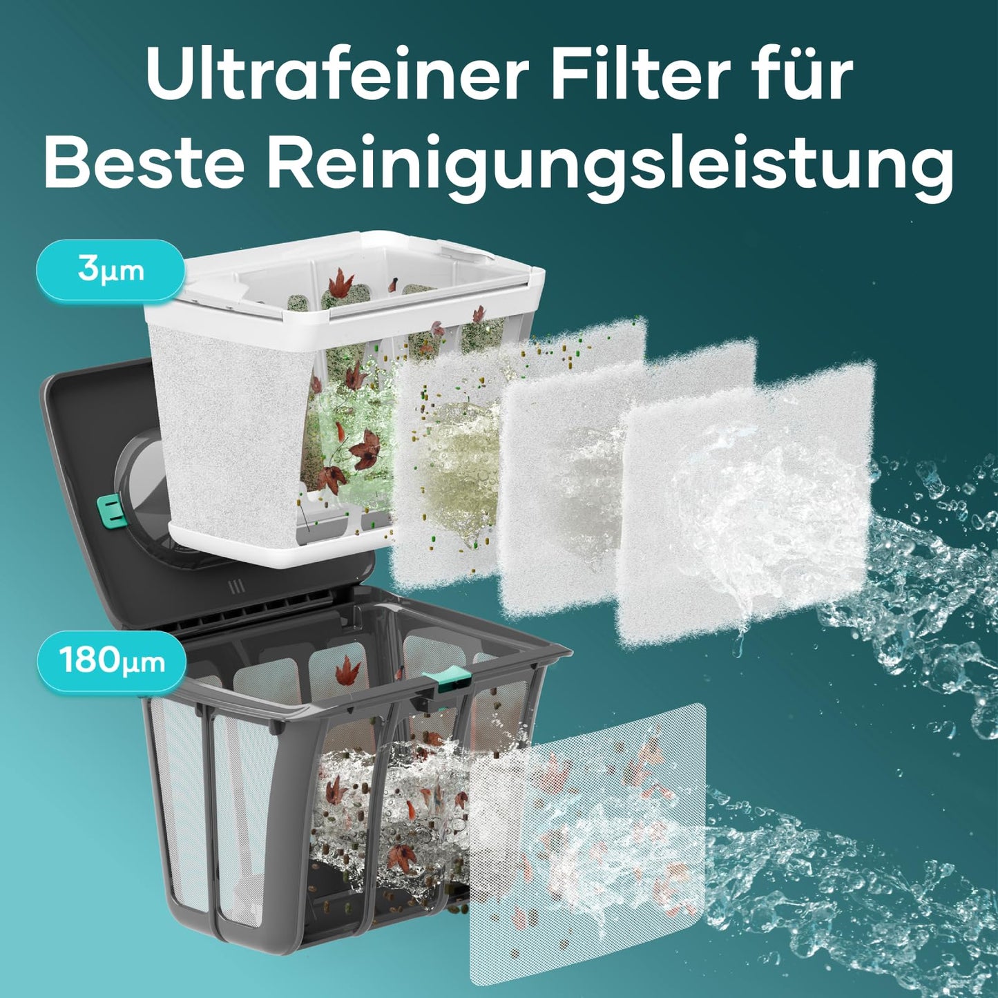 AIPER Scuba S1 2025 Upgrade Poolroboter Akku, 180 Min Laufzeit, Ultrafeinfiltration, Pool Bodensauger mit Wand- & Wasserlinienreinigung, App-Steuerung & OTA-Updates, Poolsauger für Pools bis zu 150㎡