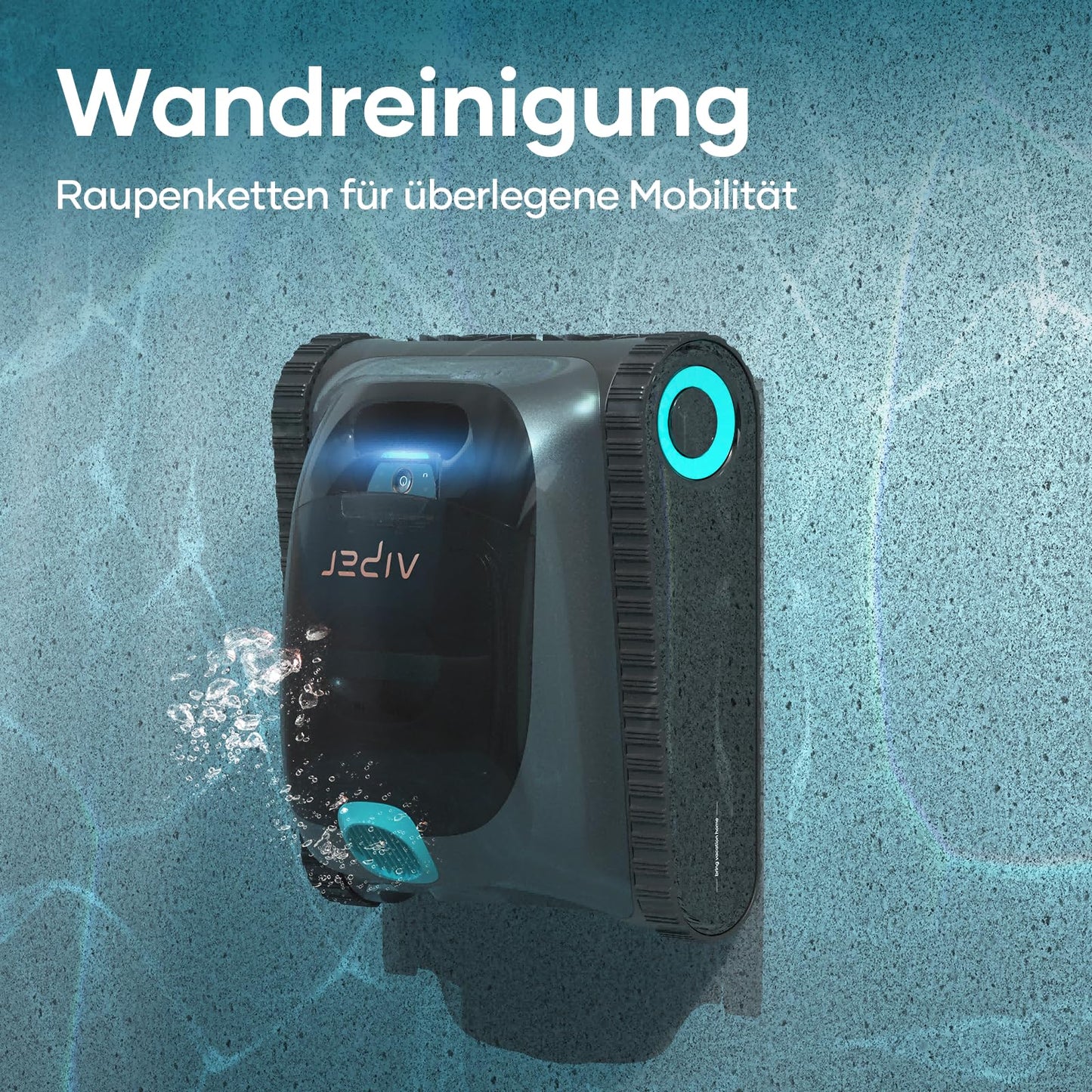 AIPER Scuba S1 2025 Upgrade Poolroboter Akku, 180 Min Laufzeit, Ultrafeinfiltration, Pool Bodensauger mit Wand- & Wasserlinienreinigung, App-Steuerung & OTA-Updates, Poolsauger für Pools bis zu 150㎡