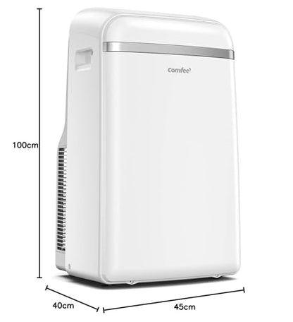 Comfee Mobile Klimaanlage Pro, 10000 BTU, 2,9 kW, 3-in-1, bis 32 m², EEK A+, mit Abluftschlauch