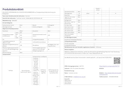 Klarstein Einbau-Weinkühlschrank, 2 Zonen Getränkekühlschrank Klein, Kleiner Weinschrank 126L, Wein-Kühlschrank Klein mit Glastür, Indoor/Outdoor Flaschenkühlschrank, Wine Fridge für 42 Flaschen