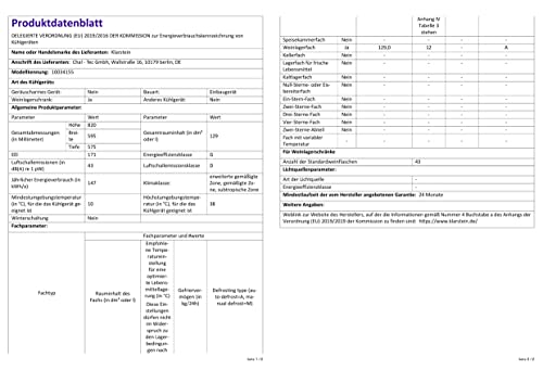 Klarstein Einbau-Weinkühlschrank, 2 Zonen Getränkekühlschrank Klein, Kleiner Weinschrank 129L, Wein-Kühlschrank Klein mit Glastür, Indoor/Outdoor Flaschenkühlschrank, Wine Fridge für 43 Flaschen