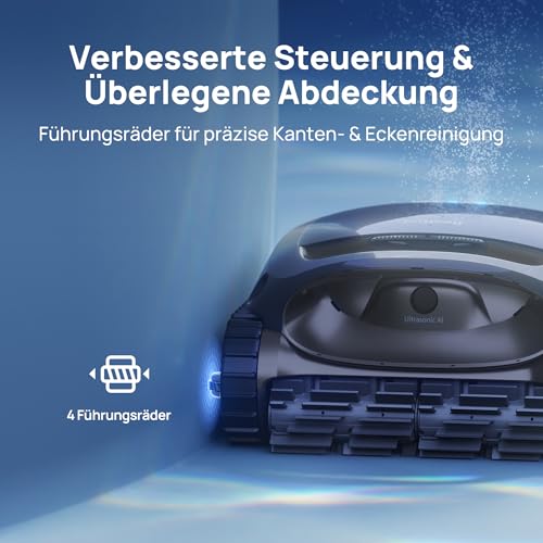 Beatbot AquaSense 2 Poolroboter Set mit Original-Abdeckung, Akku Poolsauger mit Oberflächen-Parkfunktion