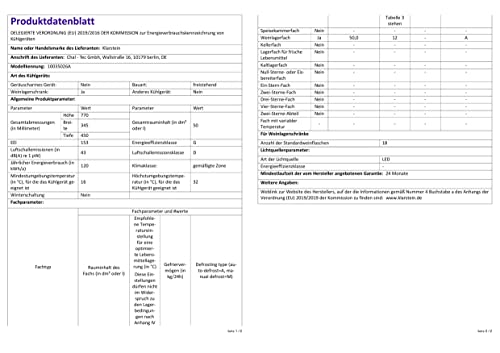 Klarstein Weinkühlschrank, 1 Zonen Getränkekühlschrank Klein, Kleiner Weinschrank 50L, Wein-Kühlschrank Klein mit Glastür, Indoor/Outdoor Flaschenkühlschrank, Wine Fridge 5-18°C, 18 Flaschen