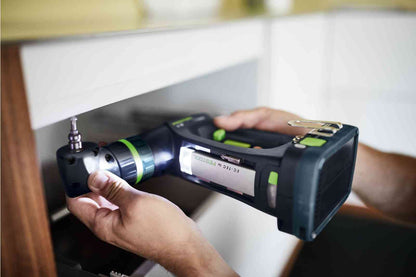 Festool Akku-Bohrschrauber C 18-Basic (mit Werkzeugfutter, Magnet-Bithalter, Schnellspannbohrfutter, Bit, Gürtelclip), im Systainer