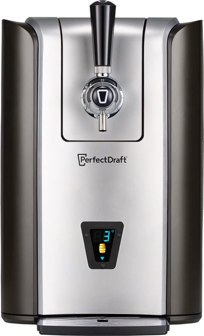 PerfectDraft Pro - Bierzapfmaschine, 6-Liter-Fässer, 30 Tage frisches Bier, variable Temperatursteuerung 0ºC-12ºC, App-Anbindung