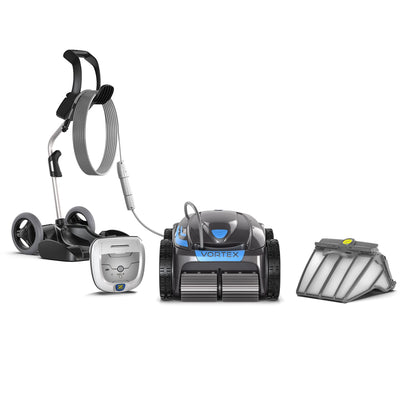 Automatischer Poolroboter Zodiac Vortex 4WD. Bis zu 12x6 m, reinigt Boden, Wände und Wasserlinie