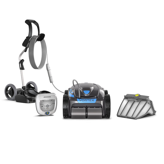 Automatischer Poolroboter Zodiac Vortex 4WD. Bis zu 12x6 m, reinigt Boden, Wände und Wasserlinie