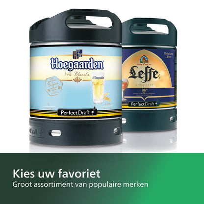 Philips PerfectDraft - Bierzapfanlage für zu Hause, Zapfanlage für Hausbars, Silber/Schwarz (HD3720/25)