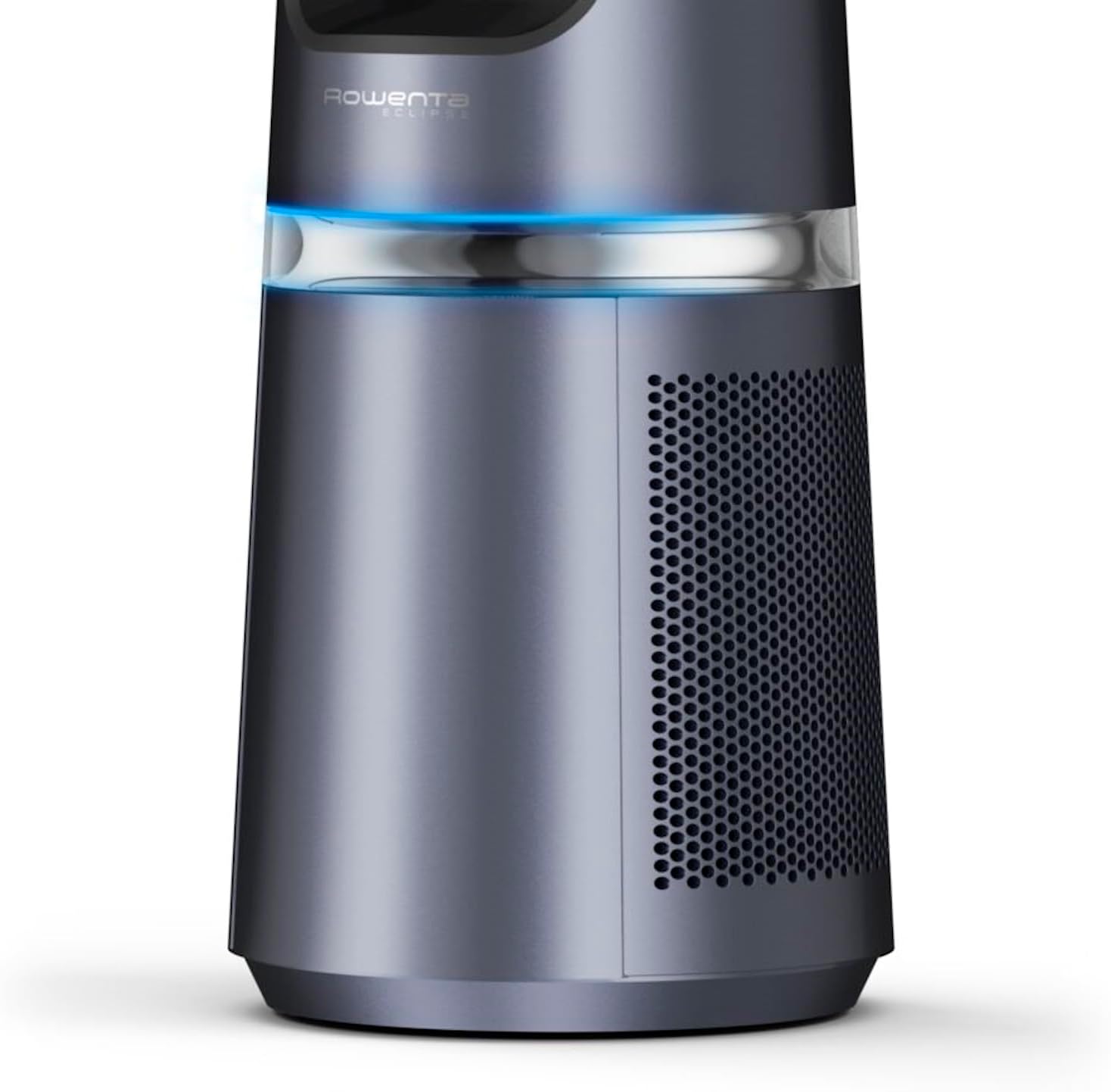 Rowenta rotorloser 2 in1 Luftreinigungsventilator Eclipse QU5030 | Luftreiniger und Ventilator | Feinpartikel | 12 Geschwindigkeiten | Timer | verzögerte Startfunktion | Fernbedienung | Anthrazit
