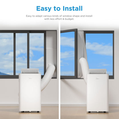 Midea Mobile Klimaanlage Silent Cool 26 Pro WF, 9000 BTU, 2,6 kW, bis 33 m², App-Steuerung, Abluftschlauch