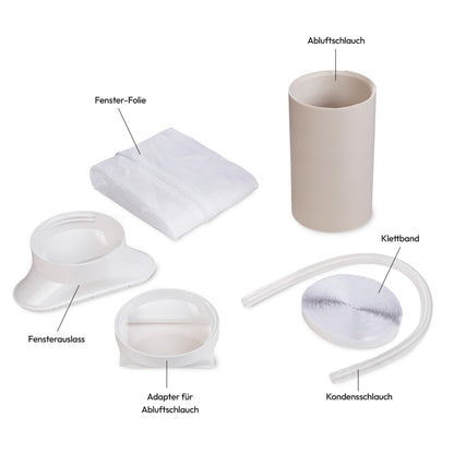 MEDION Mobile Klimaanlage P1002, 10000 BTU, bis 34 m², 3in1, App- & Sprachsteuerung, MD 37733