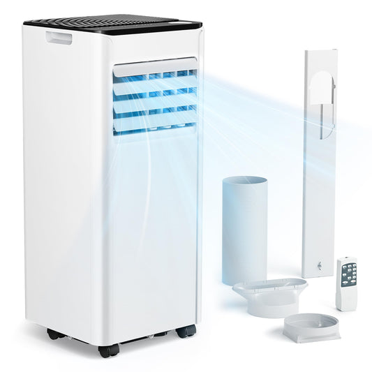 Mobile Klimaanlage 9000 BTU, 4-in-1, bis 25 m², <48 dB, Fernbedienung, Timer, Abluftschlauch