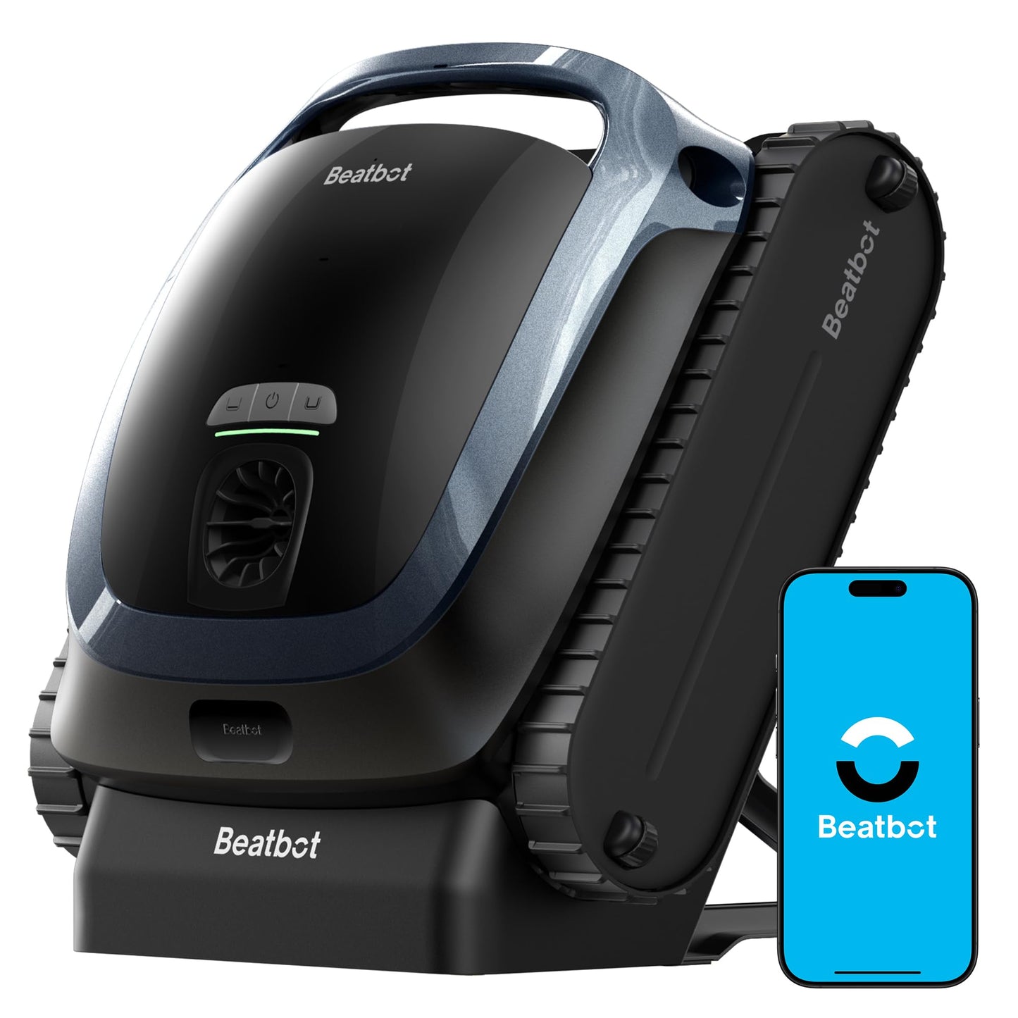 Beatbot AquaSense 2 Poolroboter, Akku Poolsauger mit Oberflächen-Parkfunktion, Poolreiniger Boden und Wand