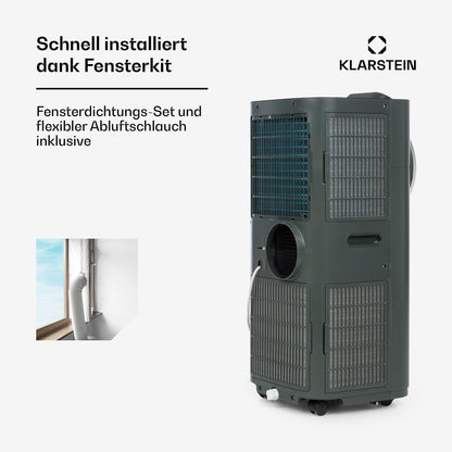 Klarstein Mobile Klimaanlage, 5-in-1, 10000 BTU, App-Steuerung, mit Abluftschlauch, für Wohnung & Büro