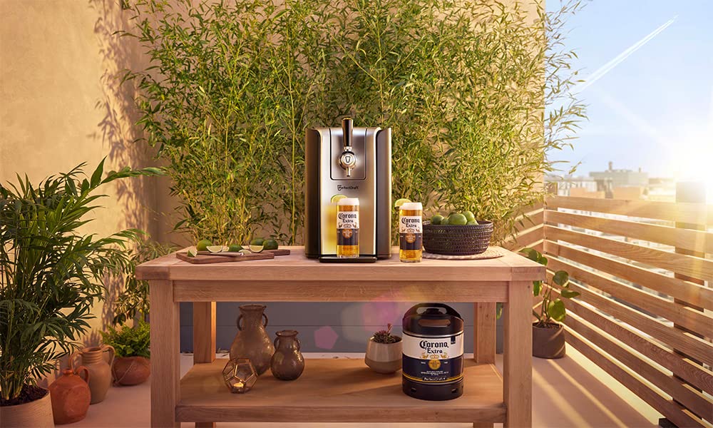 PerfectDraft Pro - Bierzapfmaschine, 6-Liter-Fässer, 30 Tage frisches Bier, variable Temperatursteuerung 0ºC-12ºC, App-Anbindung