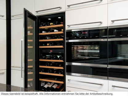 Küppersbusch FWK 2800.0 S2 K-Series.8 Einbau Weinklimaschrank Schwarz/Black Chrome