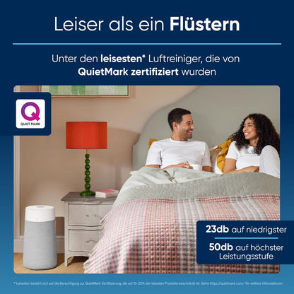 BLUEAIR Luftreiniger für große Räume, reinigt 206 m² in 1h, HEPASilent Luftwäscher für Schlafzimmer, Haustiere, Allergien, gegen Viren, Staub und Schimmel, Blue Pure 3450i Max Air Purifier