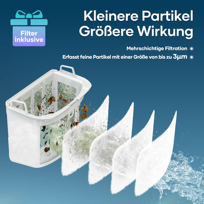 AIPER Scuba X1 Poolroboter mit App, 25200 LPH Mühelose Sauberkeit mit Doppel-Auslass, 3 μm Ultra-Feinfiltersystem