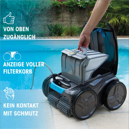 Automatischer Poolroboter Zodiac Vortex 4WD. Bis zu 12x6 m, reinigt Boden, Wände und Wasserlinie