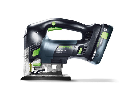 Festool Akku-Pendelstichsäge PSBC 420 EB-Basic CARVEX (mit Stichsägeblatt-Set, Splitterschutz), im Systainer